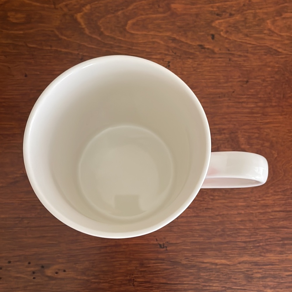 Clay Art Red, Gold, and White Mug Dishwasher Safe OS EUC - Picture 3 of 5